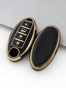 Nissan Car Key Fob Cover - Suitable For Teana, Tiida, Sylphy, Sentra Models, Car Remote Control Protective Anti-Drop Anti-Dust Key Case - one-size - View 5