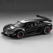 Top Supercar Alloy Model, Diecast Supercar Toy With Opening Doors And Suspension, Metal Collectible Decor For Teens, Birthday/Holiday/Gift - Perfect Gift - Multicolor - View 11