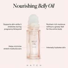 HATCH Belly Oil, Pregnancy &Amp; Postpartum Skincare For Stretch Marks, Quick-Drying For Full Body &Amp; Soothes Irritation, Plus Vegan, Clean &Amp; Plant-Based, 1 Fl Oz - ColorA - View 2