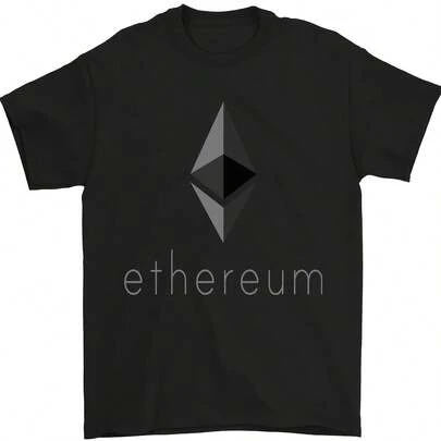 Ethereum Crypto Currency S T-Shirt 100% Cotton