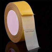 2 Rolls High Strength Double-Sided Adhesive Tape, Suitable For Carpet, Mat, Wallpaper And Balloon, No Synthetic Rubber Residue - 2 Pieces (2 Inches * 197 Inches) - View 2