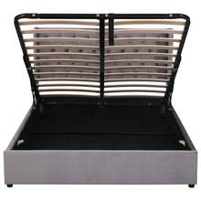 Bed Bases & Foundations - Grey + Velvet-2 - View 10