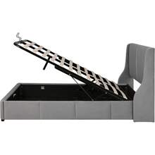 Bed Bases & Foundations - Gray + Velvet + 140cm*190cm - View 4