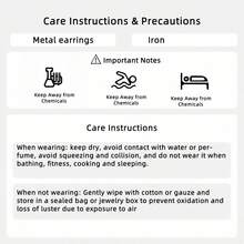 一对简约可爱3D猫咪吊坠耳环，时尚奢华优雅耳环，适合女性日常佩戴 - 金色 - 查看 6