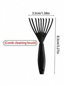 1支男女通用发梳/胡须刷，无香型专业美发造型梳，渐变梳和理发清洁刷，顺滑的梳理工具，厚/薄发适用，适合国庆节、浴室、头皮按摩、返校、旅行和假期、日常生活、情人节等场合。 - 多色 - 查看 7