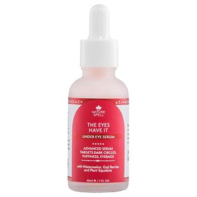 Nature Spell Eye Serum, Infused With Watermelon &Amp; Goji Berries, For All Skin Types, Vegan, 1 Fl Oz