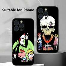 Funda para Teléfono Grim A-Adventures Of Billy Mandy para iPhone 17 16 15 14 13 12 11 Ais/Pro/Max/Plus, Carcasa Suave Esmerilada - z2 - Ver 1