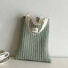 New Quilted Baby Diaper Storage Hanging Bag, Bottle & Diaper Organizer Bag For Stroller, Diaper Bag - Multicolor - View 13