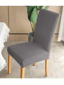 1pc Waterproof Restaurant Chair Cover, Elastic Dining Chair Slipcover, Removable & Washable Soft Dust-Proof Chair Cover, Suitable For Kitchen, Hotel Dining Table, Banquet Chair - Multicolor - View 5