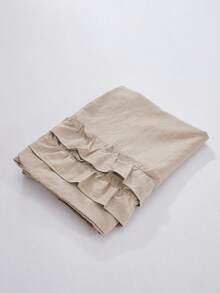 1 chiếc vỏ gối hai lớp xếp nếp kiểu Bohemian, vải polyester mềm mại màu be, thích hợp trang trí phòng ngủ/sofa như gối tựa lưng, trang trí nhà mùa đông, quà tặng unisex phù hợp mọi mùa, trang trí Boho, gối xếp nếp, gối tựa lưng, phụ kiện sofa, ấm cúng mùa đông, quà tặng unisex, trang trí nhà có họa tiết - Màu be nhạt - Xem 11