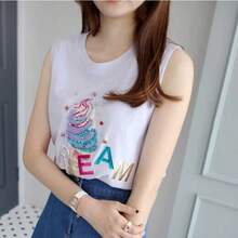 2Pcs Icecream Patches Stickers Iron On Clothes Heat Transfer DIY Applique Embroidered Applications Cloth Fabric Sequin Patch - 2Pcs Icecream Patches - View 6