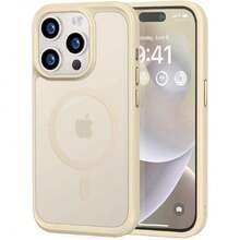 - Strong Magnetic Case For IPhone 14 Pro, MagSafe Compatible, Military Grade 13ft Drop Protection] Slim Matte Translucent Shockproof Case For 6.1" IPhone 14 Pro, 41920753 - Rose Red - View 1