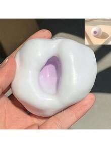 1pc Mochi Squishy Toy, Handmade Mochi Squeeze Ball Toy, Self-Inflating To Create Various Shapes, Stress Relief Toy - Birthday Gift - Holiday Gift - Perfect Gift - Present - Multicolor - View 10