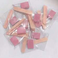 Pink Mini Nail Buffing Block Set, For Nail Art, Includes Nail File And Wooden Stick Nail Buffers, Professional Manicure Kit - Baby Pink - View 8