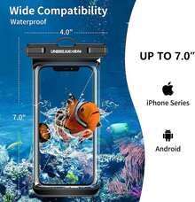 Luxury Waterproof Phone Case – Secure Touch Screen Dry Bag For Beach, Pool, Boating & Travel - Clear - View 5