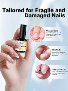 GLOZ 18毫升透明免擦洗凝胶底油，持久耐用，适合DIY家用UV固化凝胶美甲 - 1 Set - 查看 4