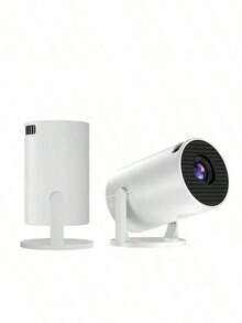 2026新款旗舰级安卓14投影仪 - 支持4K分辨率、5000流明亮度、240°全视角投影、自动梯形校正和自动对焦、WiFi 6蓝牙5.3无线投屏、超静音≤26dB设计，适用于家庭影院/游戏（低延迟）/教育/办公，营造舒适氛围，是理想的送礼之选，可使用5V 2A/3A充电器（包含数据线和简单易懂的安装指南）。 - 白色 - 查看 11