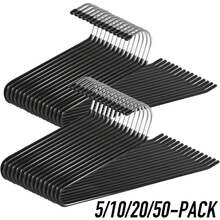 BKFUN Heavy Duty Standard Hangers, Metal Pants Hangers 20/10/5 Packs, Non-Slip Closet Organizer For Jeans & Ties, Perfect Christmas Gift For Home & Commercial Use - View 8