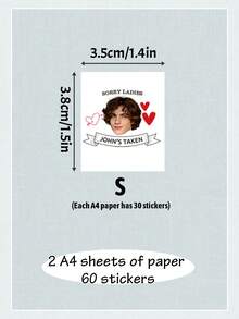24/30/60/120/300pcs Customized Temporary Tattoo Stickers, Suitable For Birthday Celebrations, Weekend BBQs, Cocktail Parties, Holiday Parties, Surprise For Loved Ones, Adult Parties, Bachelorette Party, Personalized Face Tattoos, Waterproof - Multicolor - View 12