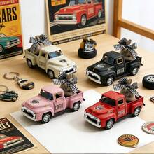 1 món đồ trang trí hình xe tải cổ điển, có logo sách và cà phê, thích hợp cho quầy cà phê, nhà bếp kiểu nông trại, phụ kiện quán cà phê, trang trí khay nhiều tầng, vật trang trí trung tâm bàn cà phê, trang trí nhà cửa. - Nhiều màu - Xem 11