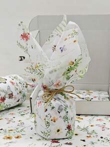 10/20/40张彩色蝴蝶图案薄纸 | 20x14英寸，半透明薄纸，适用于春夏、复活节、母亲节、婚礼、生日、节日礼物、花束包装 - 彩色 - 查看 3