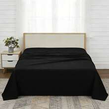 1 件柔软拉绒超细纤维床单，易于护理的床单 - 橘色 - 查看 6