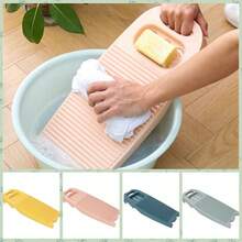 Large Washboard High Toughness Laundry Board Antislip Thicken Washing Board Clothes Cleaning Tool Bathroom Accessories - Multicolor - View 6