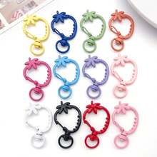 5/10/20 chiếc móc khóa hình dâu tây nhiều màu sắc được sơn – Khóa càng cua và móc bấm được phun sơn, dùng làm phụ kiện thủ công DIY và mặt dây chuyền. - Móc khóa hình quả dâu tây - Xem 9