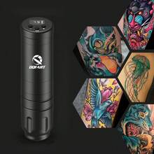DQFART 無線紋身槍套裝,附 1500mAh 電源供應、紋身機組、完整紋身筆套件含紋身針與紋身墨水,適合初學者與紋身師,適合送給家人、朋友和愛人的節日禮物 - 彩色 - 查看 13