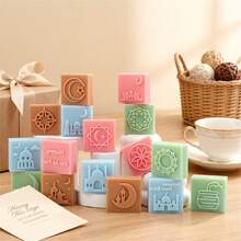 Ramadan Eid Silicone Soap Mold Set - 3D Islamic Crescent Moon, Mosque & Lantern DIY Handmade Soap Candle Making Tools For Resin, Candle, And Clay Crafting - Silicone Mold - View 10