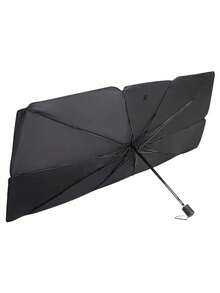 1pc Car Windshield Sunshade, Foldable Sun Visor, Heat Insulation And UV Protection - A - View 3