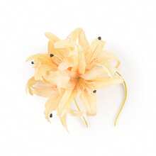 1Pc Flower Fascinators For Women Tea Party Floral Headband Church Kentucky Cocktail Derby Hats For Wedding Costume,Beach Clothing Outfits,Summer Accessories - Multicolor - View 19