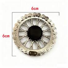 全金属齿轮无限循环链轮 高端自行车链轮 缓解焦虑成人玩具旋转器 成人EDC玩具 专注力工具 办公减压玩具 娱乐减压 - 彩色 - 查看 11