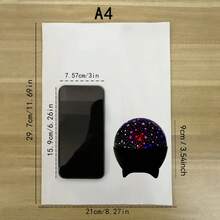 二合一语音控制变色星空夜灯 | 16色星月USB灯 | 星空夜灯 | USB供电或插电式 | USB灯 | 智能灯 | 投影灯 | LED灯 | 办公桌灯 | 氛围装饰灯 | 适用于卧室、客厅、办公室 | 圣诞节、情人节、万圣节、生日的完美礼物 - 黑色 - 查看 4