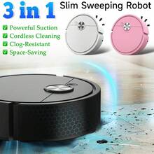 3-In-1 Smart Robot Vacuum Cleaner, Ultra-Thin Wireless Automatic Cleaning Machine With Powerful Suction For Dust And Pet Hair, Suitable For Home, Living Room, Bedroom And Office Floors - A - View 9