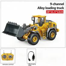 1:20 Escala Excavadora de Control Remoto de Aleación - Bulldozer RC de 11 Canales 2.4GHz con Luces Realistas, Sonidos, Cubo Móvil y Piezas de Metal - Juguete de Vehículo de Ingeniería Eléctrica, Adecuado para Niños de 6+ Años - Gran Regalo de Cumpleaños - Multicolor - Ver 13
