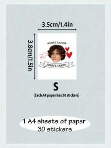 24/30/60/120/300pcs Customized Temporary Tattoo Stickers, Suitable For Birthday Celebrations, Weekend BBQs, Cocktail Parties, Holiday Parties, Surprise For Loved Ones, Adult Parties, Bachelorette Party, Personalized Face Tattoos, Waterproof - Multicolor - View 11