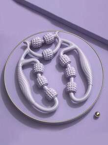 1pc 9-Wheel Leg Massager, Rolling Leg Clamp, Relieve Muscle, Unblock Meridians, Kneading Relaxation, Roller Design, Suitable For School, Back To School, Travel, Travel Essential, Home Essential, Spa, Massage Tool, Massage, Massager, Spa - Multicolor - View 22