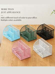 Kệ để bàn lớn bằng kim loại màu đen - Kệ đa chức năng có ngăn kéo để đựng đồ dùng văn phòng và học tập - Nhiều màu - Xem 4