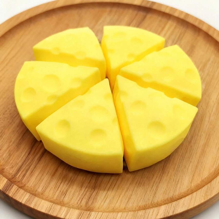 新款可爱奶酪捏捏乐玩具，创意奶酪捏捏乐玩具，适合作为圣诞节、派对小礼物，柔软，Nee Doh，软萌玩具，可爱小玩意，Nee Doh，奶酪捏捏乐，捏捏乐饺子 - 彩色 - 查看 1