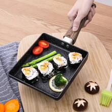 1set Non-Stick Frying Pan With A Spatula, Japanese Tamago-Yaki Pan Set, Pancake Pan, Steak Pan Suitable For Breakfast, Frying Eggs, Omelets, Pancakes, Dishwasher , A Must Have For Upscale Restaurants - View 11