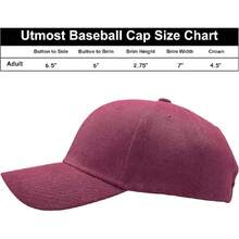 Utmost Structured Baseball Cap With Adjustable Closure, Performance Hat For Outdoor Activities And Custom Embroidery, 41845011 - 紫色 - 查看 6