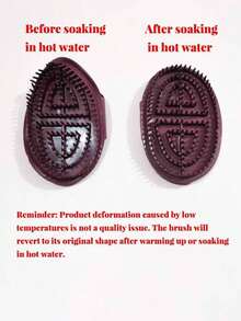 1/2pcs Manual Chakra Massage Brush, Full Body Handheld Massager With Double-Sided Design | Non-Electric Massager, Personal Massager, Exfoliating Muscle Tool, Portable, Abdominal Massage Brush, Abdominal & Leg Massage Brush, Massage Brush, Body Massage Tool, Scalp Massage Brush, Abdominal Massage Brush, Christmas Gift, Holiday Gift, Use With Massage Oil - Burgundy - View 4