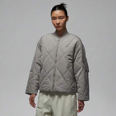 Jordan Women's AS W J FLT RENEGADE JKT QLT Casual Outdoor Sports Cotton Padded Coat For Winter, IF1051-016