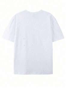 Disney Authorized By ,  Woody And Buzz  Retro Video Game Style Pattern Printing, Men's Short-Sleeved T-Shirts, Round Neck Design, Machine Washable, Comfortable And Casual Wear, Men's T-Shirts Are Perfect For Daily Travel During The Holiday Season. - 白色 - 查看 2