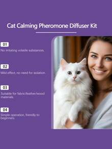 猫咪护理喷雾，舒缓配方，安抚猫咪，防止抓挠和随地小便，温和护理喷雾 - 60ml - 查看 5