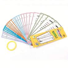 1 Set Of 600 English Alphabet Flashcards, Personalized Reusable Home Learning Cards, Reading Cards, Learning Aid, Birthday Gift, Christmas Gift, Learning Gift - Multicolor - View 6