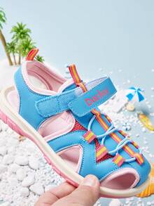 Kids' Casual Sports Sandals, Lightweight & Fashionable Children's Outdoor Sandals, Girls & Boys - Blue - View 9