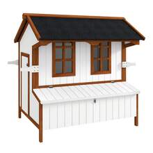 CHICKENCOOP 47" Wooden Hen House - Portable Poultry Cage For 3-5 Chickens With Nesting Box, Rabbit Hutch, Backyard Pen - 如圖44 - 查看 1