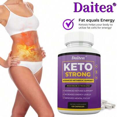 Bunkell Ketones, 120 Capsules, Maximum Strength Advanced Metabolism And Ketosis Support, Improved Energy Levels And Mental Focus